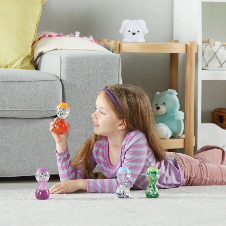 Tuby sensoryczne Wyraź swoje uczucia butelki emocje zestaw 4 szt. część 2