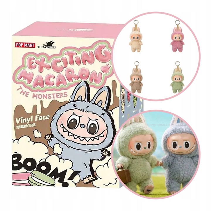 Labubu Pop Mart The Monsters Exciting Macaron Brelok