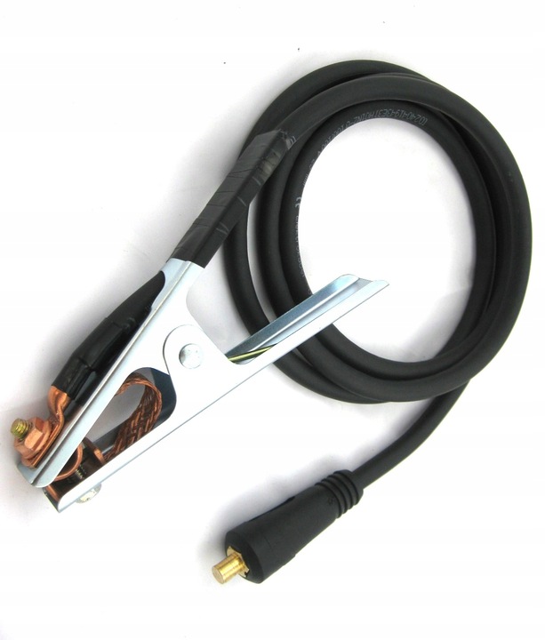 PRZEWÓD SPAWALNICZY 3metry 200A MASA 16mm SPAWARKI KABEL MASOWY MAŁY WTYK