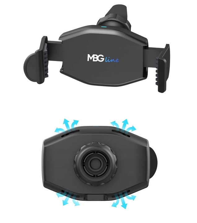 UCHWYT SAMOCHODOWY Z ŁADOWARKĄ INDUKCYJNĄ 15W QI