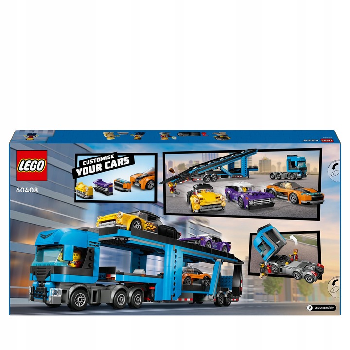 LEGO City Laweta z samochodami sportowymi 60408