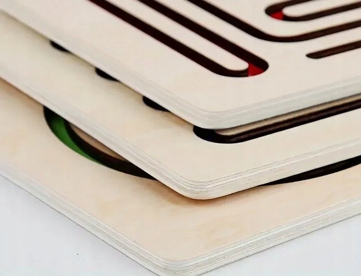 Trening Prawej i Lewej Półkuli Mózgu 3 tablice drewniane do treningu motory