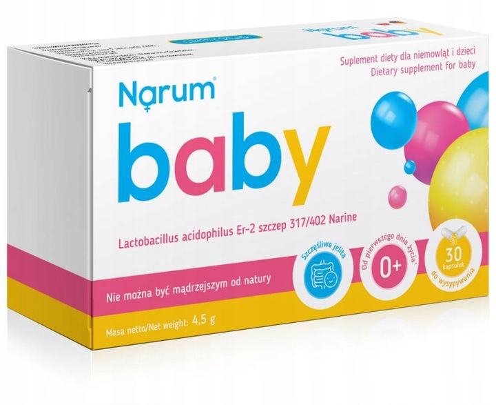 Narum Baby Probiotyk Narine 150 mg, 30 kapsułek