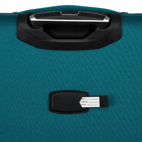 Walizka miękka na 4 kółkach ŚREDNIA pojemna solidna bagaż PETERSON