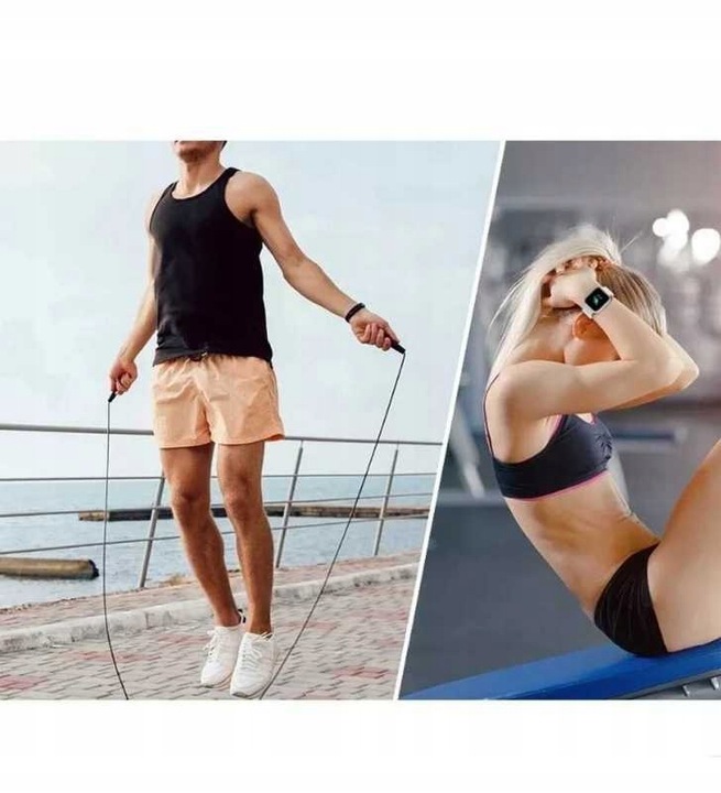 SMARTWATCH L18 SMARTBAND BLACK SPORTOWY PULS