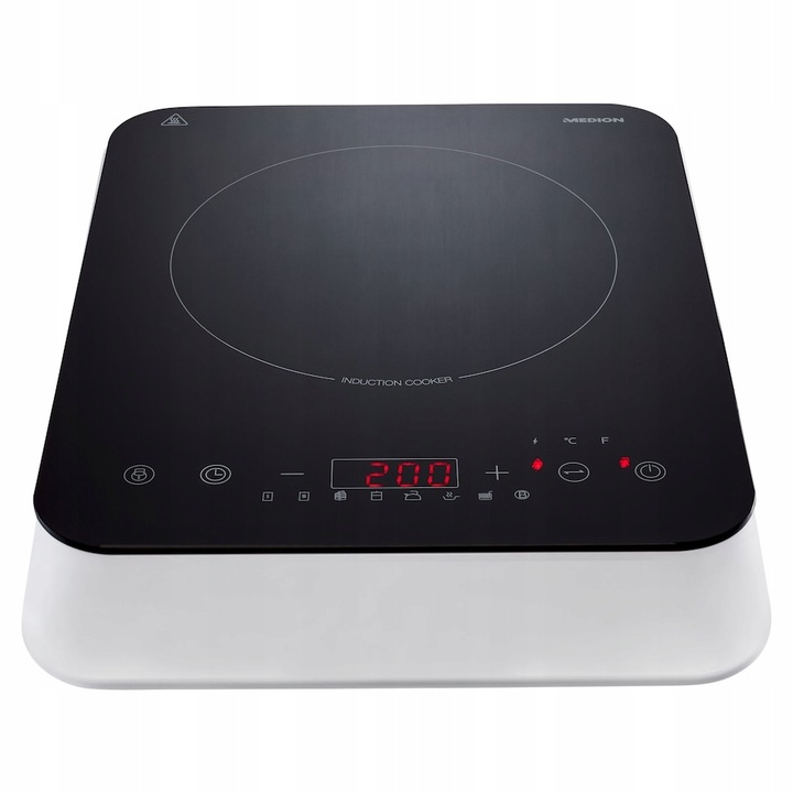 PŁYTA INDUKCYJNA NIEMIECKA KUCHENKA PRZENOŚNA MEDION 2000W TIMER 8 Progr.