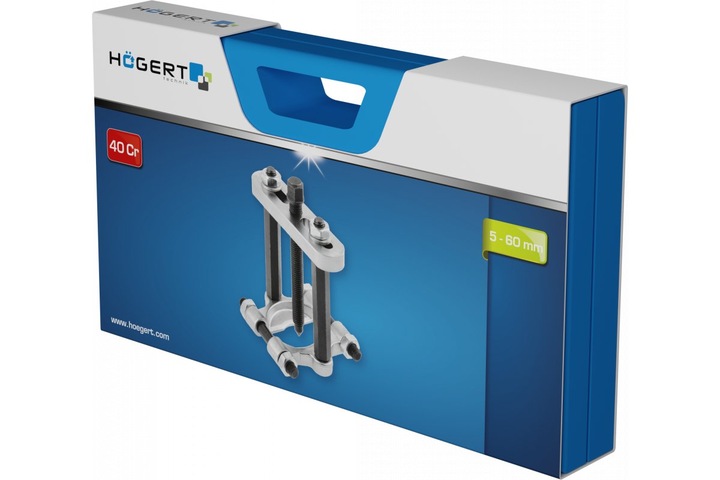 HOGERT UNIWERSALNY ŚCIĄGACZ DO ŁOŻYSK DWURAMIENNY SEPARATOR 12-75MM HT8G255
