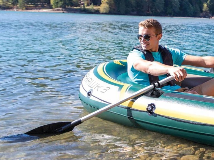 2X WIOSŁO WIOSŁA ALUMINIOWE SKŁADANE DO PONTONU ŁÓDKI 137CM INTEX