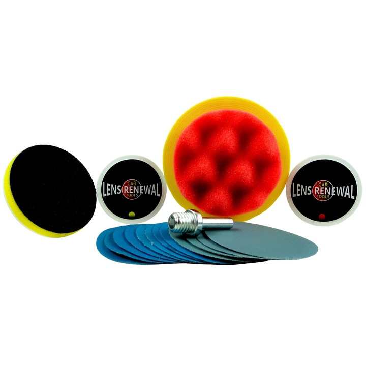 Zestaw do regeneracji reflektorów polerowania lamp z powłoką ochronną UV