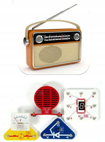 9568 SEKRETY ELEKTRONIKI 80 Eksperymentów RADIO FM DROMADER