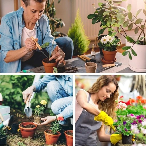 3-CZĘŚCIOWY MINI ZESTAW NARZĘDZI OGRODOWYCH NARZĘDZIA AKCESORIA DO OGRODU