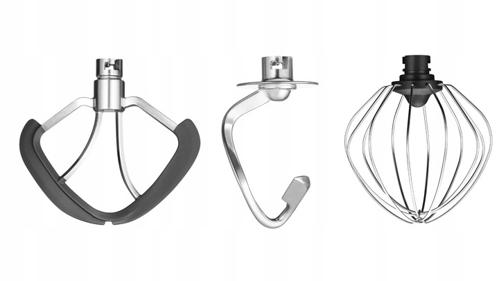 Robot planetarny z podgrzewaną misą Kuchenny Srebrny MISA 6L DUŻA MOC 3000W