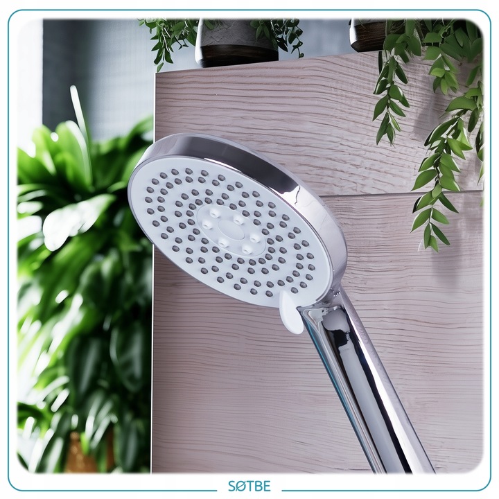 Wodooszczędna słuchawka prysznicowa 5 zakresowa wielofunkcyjna anti-calc