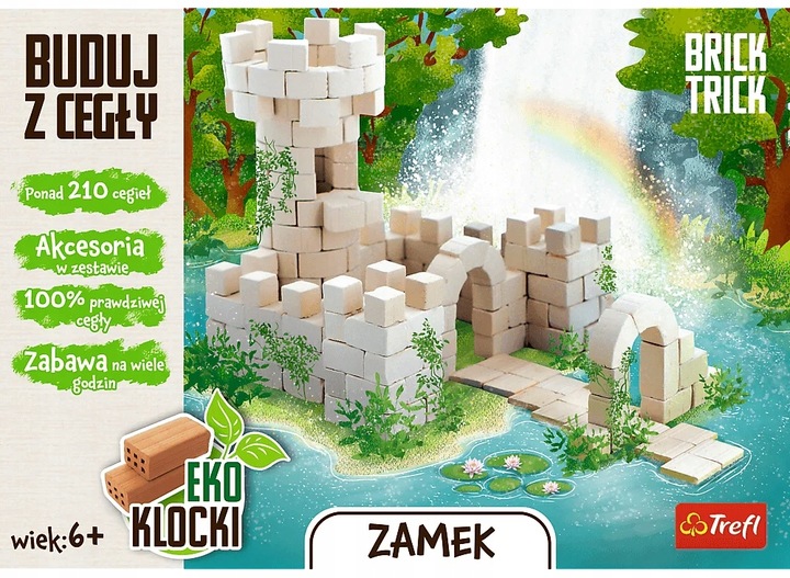BRICK TRICK ZAMEK BUDUJ Z CEGŁY 210 ELEMENTÓW