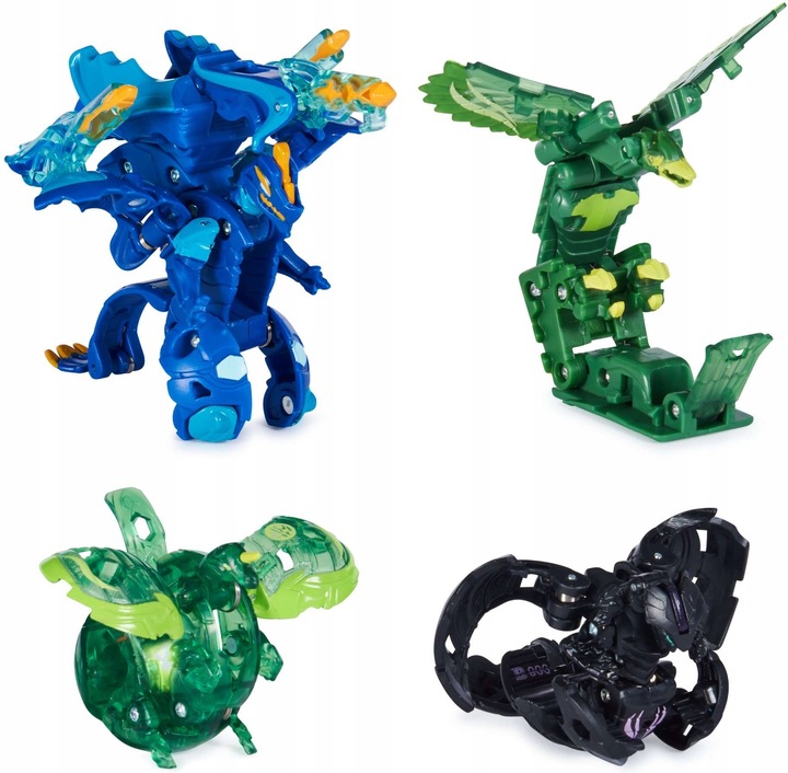 ZESTAW BAKUGAN LEGENDS BATTLE 5 FIGUREK KARTY