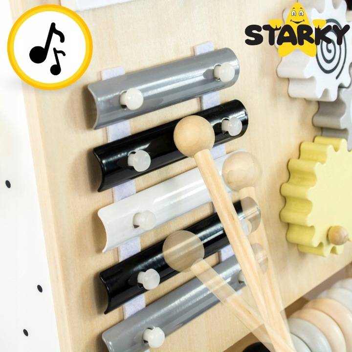 PREZENT NA ROCZEK JEŹDZIK PCHACZ DREWNIANY CHODZIK TABLICA MANIPULACYJNA