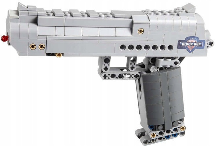 ZESTAW KLOCKI KONSTRUKCYJNE CADA DESERT EAGLE 5 POCISKÓW BROŃ PISTOLET