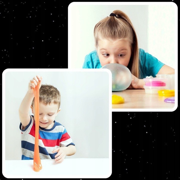 SLIME WIELKI ZESTAW DO ROBIENIA GLUTÓW 128W1 IDEALNY PRZENT DLA DZIECI XXL