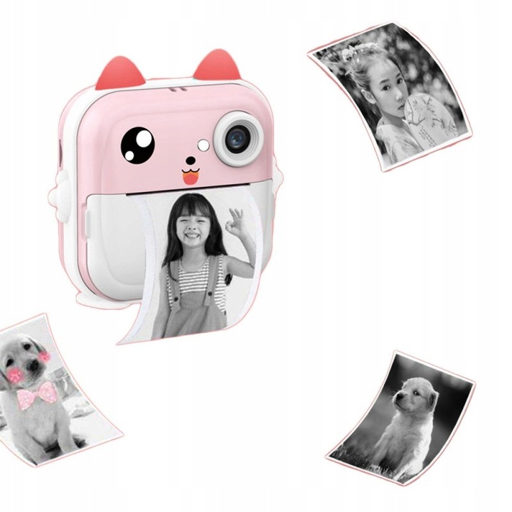 DRUKUŚ PRO MINI DRUKARKA TERMICZNA APARAT NATYCHMIASTOWY + 10 ROLEK GRATIS