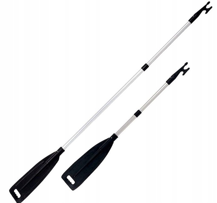 Pagaj-bosak teleskopowy czarny