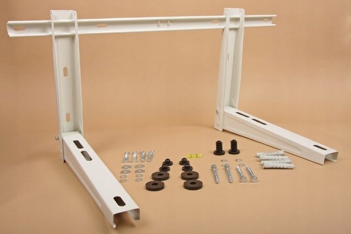 WSPORNIK KLIMATYZATORA Z POPRZECZKĄ podpora do 120 kg HL-550 z poziomnicą