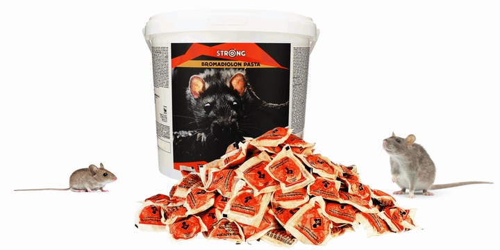 STRONG TRUTKA PASTA na GRYZONIE 3 kg bromadiolon