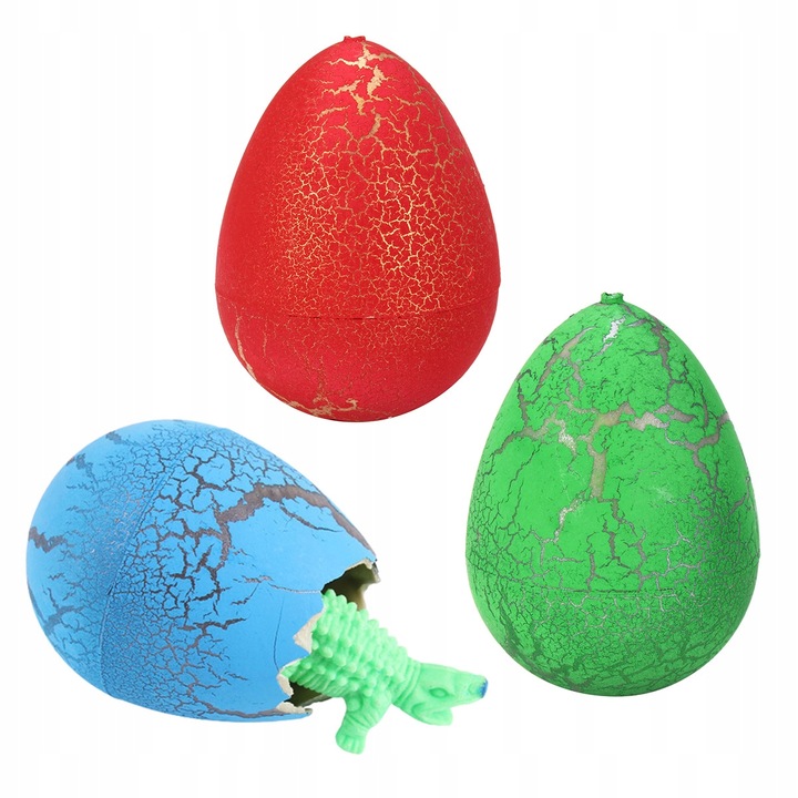 48x MAGICZNE JAJKO WYKLUWAJĄCY SIĘ DINOZAUR NIESPODZIANKA ROSNĄCY W WODZIE