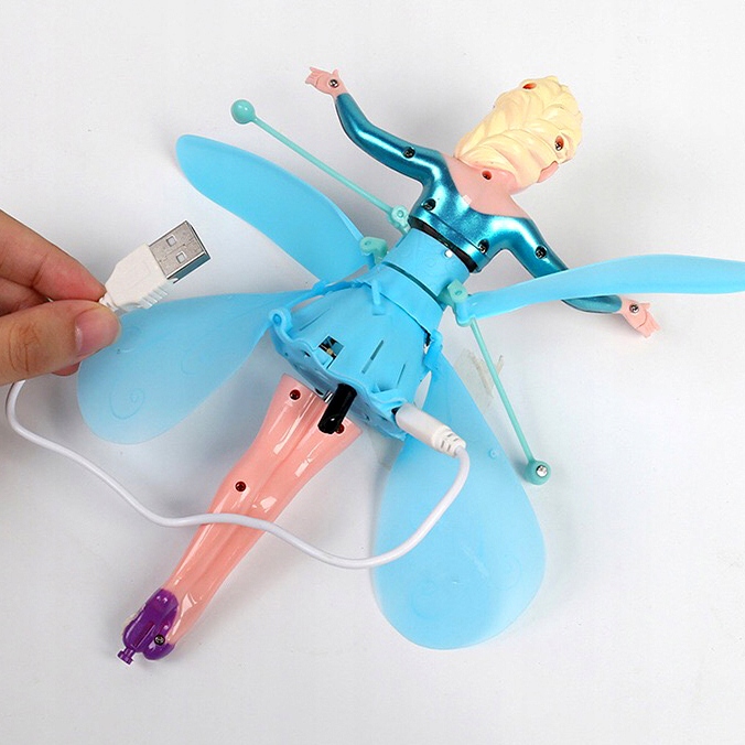 LATAJĄCA WRÓŻKA MAGICZNA LALKA STEROWANA DŁONIĄ