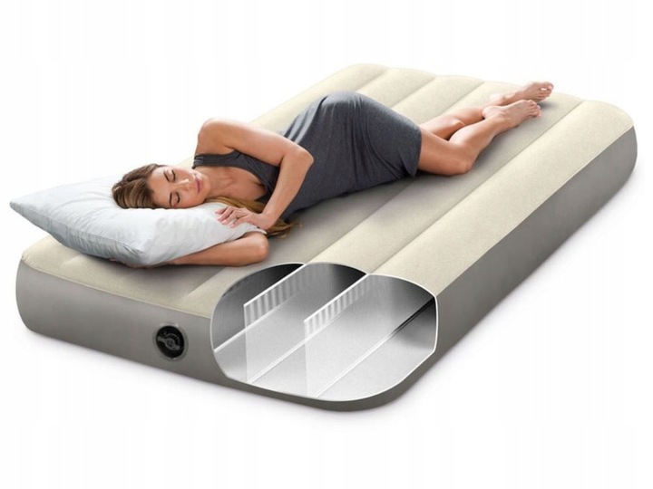 Intex 64101 Nadmuchiwane łóżko pojedyncze 99x191x25cm