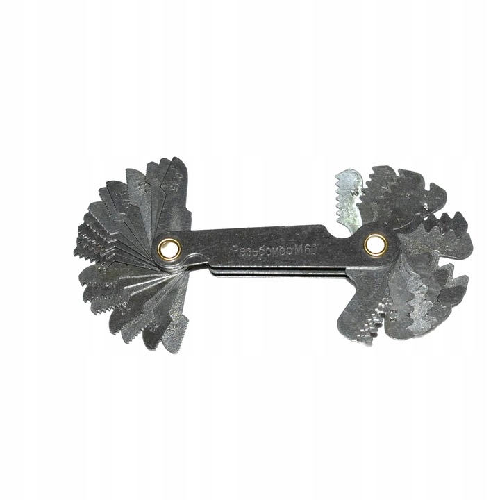 Gwintomierz MWGa 60 - MWPa A 55 (40 grzebieni) - precyzyjny wzornik gwintów