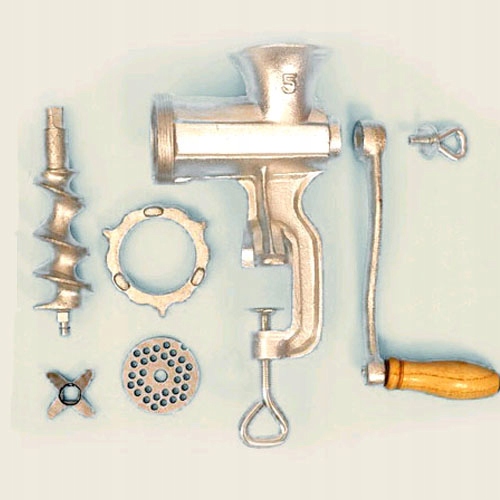 RĘCZNA MASZYNKA DO MIELENIA MIĘSA 5 ŻELIWNA