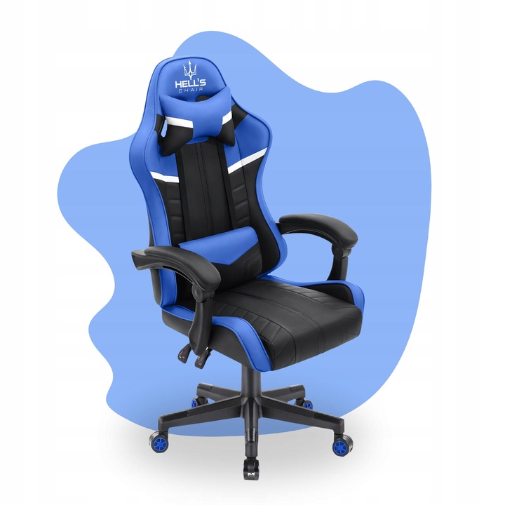 FOTEL GAMINGOWY DLA GRACZA BIUROWY HELL'S