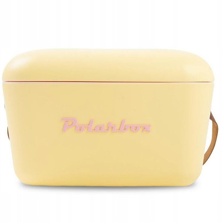 LODÓWKA TURYSTYCZNA 12L EXLISIVE POLARBOX ŻÓŁTA STYLOWA RETRO 2024