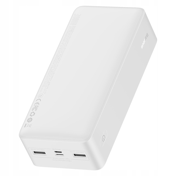 POTĘŻNY POWER BANK BASEUS 30000mah POWERBANK 15W PD 3x USB USB-C TYP-C 3A