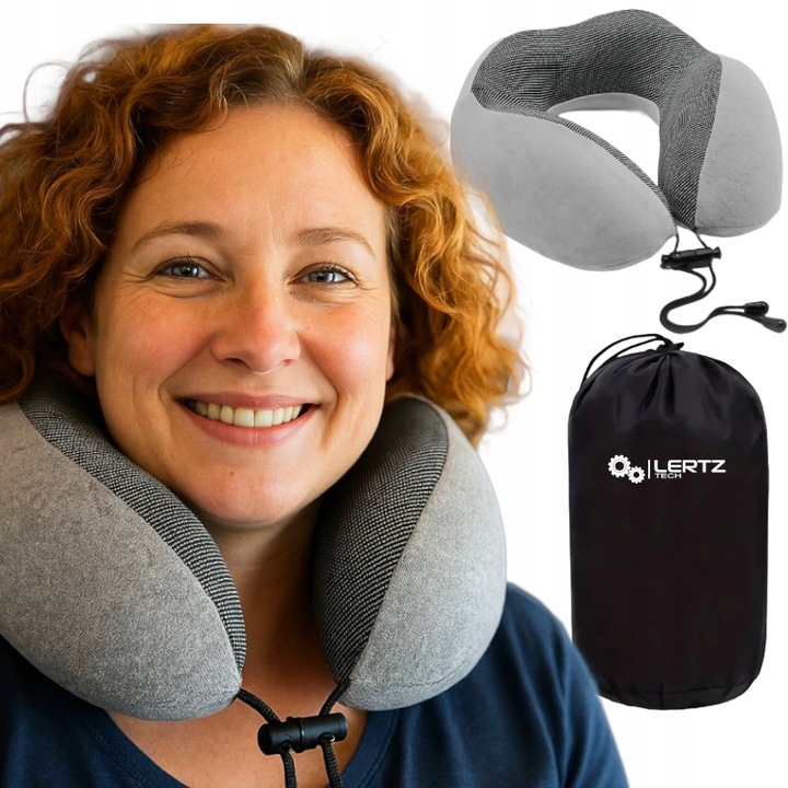 PODUSZKA PODRÓŻNA ORTOPEDYCZNA DO SPANIA ROGAL ZAGŁÓWEK TURYSTYCZNA MEMO XL