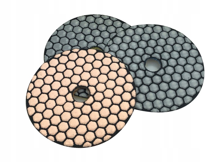 3 SZT DYSK POLERSKI SUCHO GRES 100 #50 #100 #200 DIAMES SZLIFOWANIE GRESU