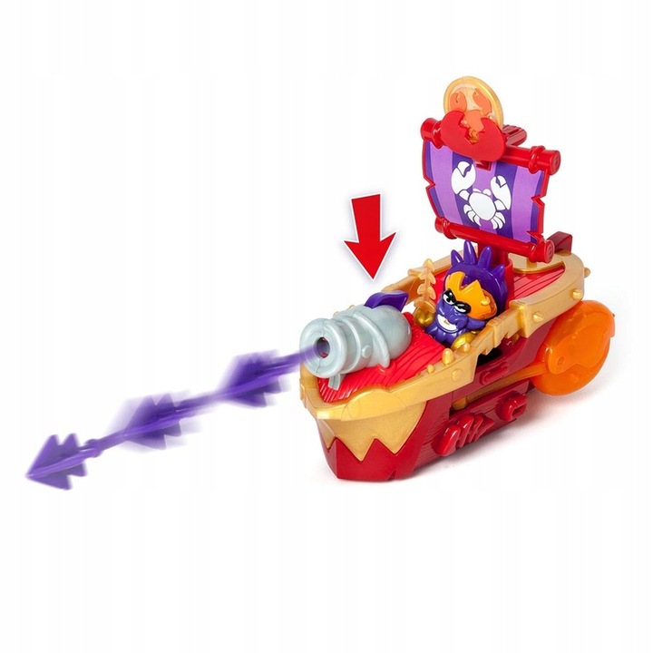 PIRATIX Sea Crusher Statek Piracki Krab i Ekskluzywny Kapitan Lobster