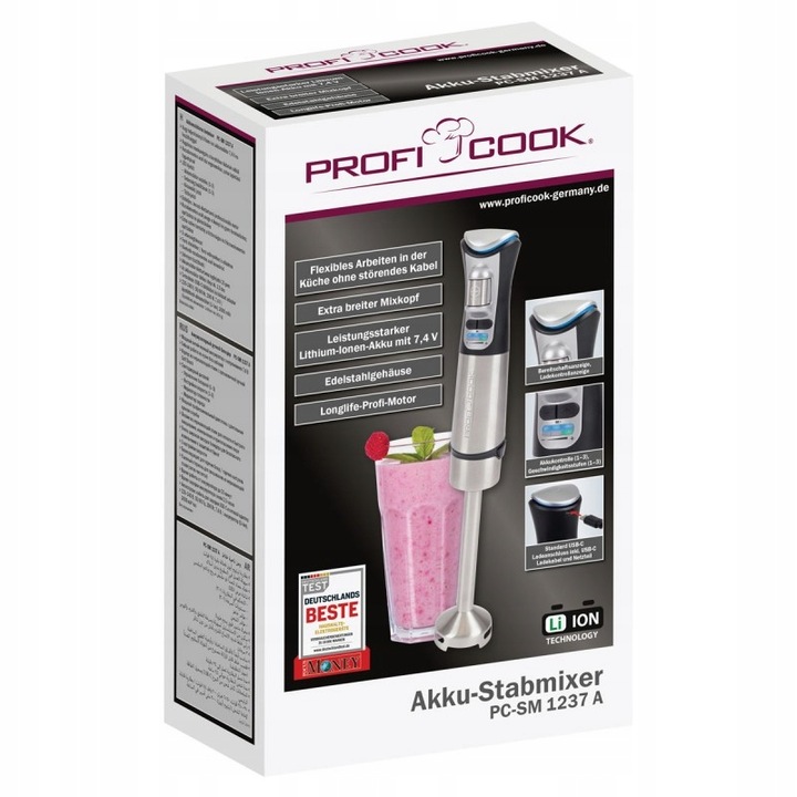 BEZPRZEWODOWY BLENDER RĘCZNY MIKSER USB ŁADOWARKA