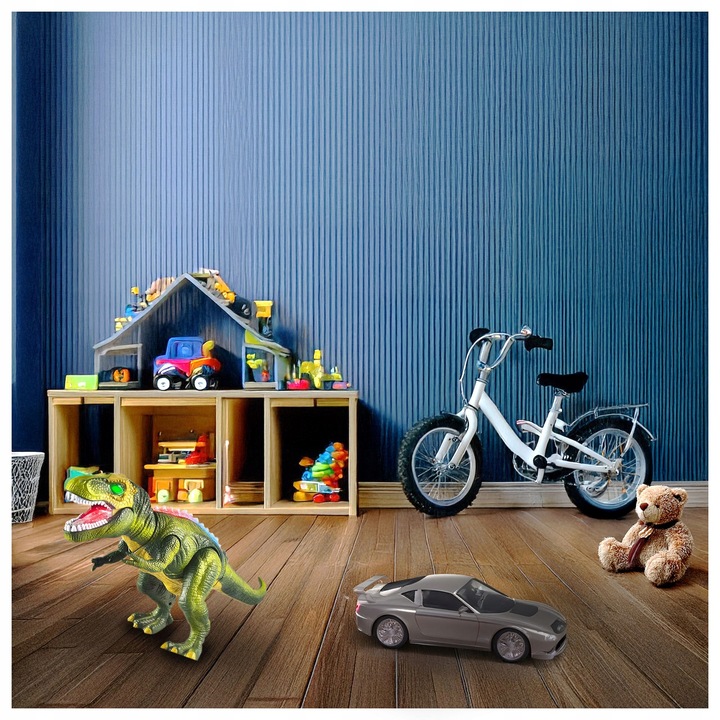 DINOZAUR DLA DZIECI ZDALNIE STEROWANY ROBOT ZABAWKA NA PILOTA CHODZI RYCZY