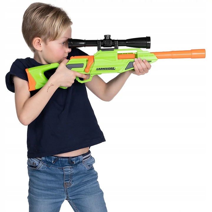 SNAJPERKA CARNIVORE z Celownikiem +OPASKA + 30 STRZAŁEK