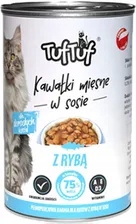 MOKRA KARMA DLA KOTA 75% MIĘSA 24x 415g. KAWAŁKI W SOSIE TUF TUF MIX 9,96kg