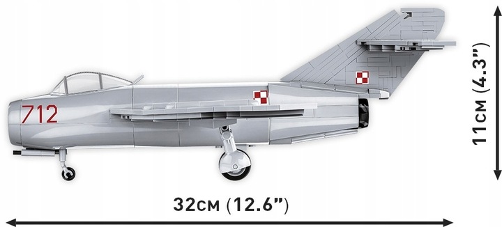 COBI 5822 SAMOLOT LIM-1 POLISH AIR FORCE 1952