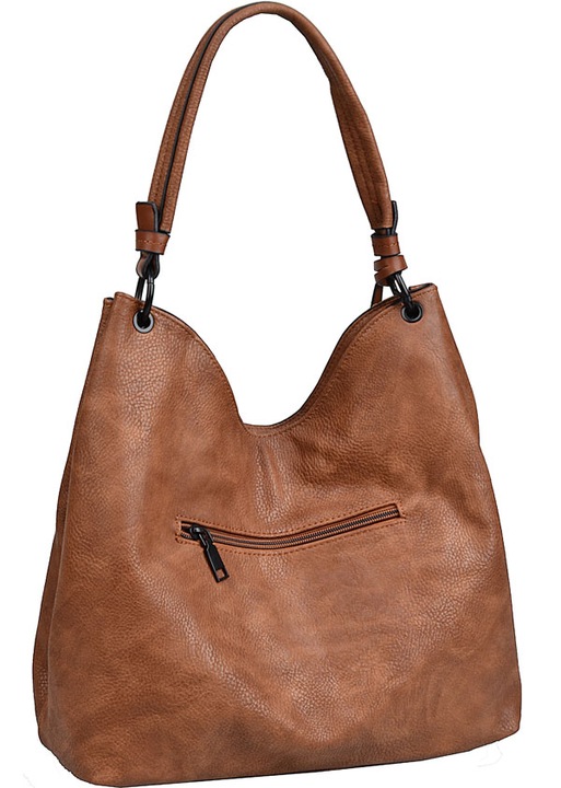 TOMMASINI TOREBKA damska WOREK na ramię pasek czarny