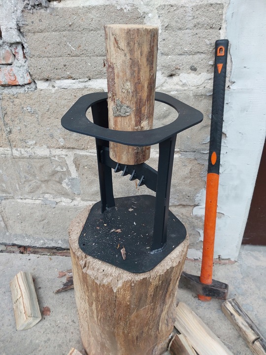 Kiwi łuparka ręczna rozłupywacz do drewna opałowego stojak do łupania