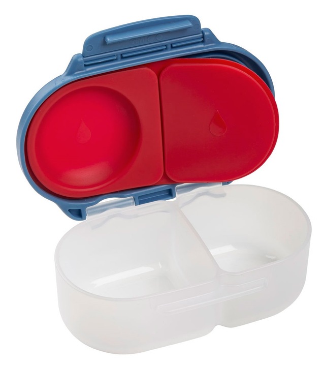 Snackbox na jedzenie Pojemnik na przekąski lunchbox Blue Blaze mini b.box