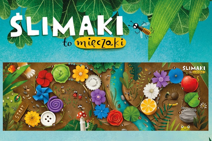 Gra planszowa NASZA KSIĘGARNIA Ślimaki to mięczaki