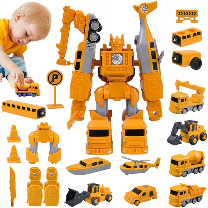 Pojazdy Budowlane - Interaktywna Zabawka Rozwijająca Zdolności Manualne