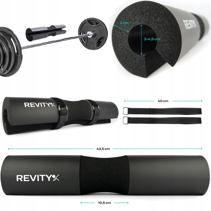 OCHRANIACZ NA SZTANGĘ GRYF PIANKOWY OSŁONA KARKU DO ĆWICZEŃ DO HIP THRUST