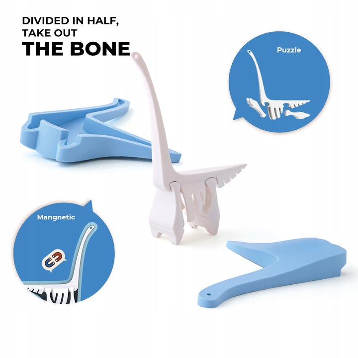 Świat Dinozaurów HalfToys 5 magnetyrznych dino