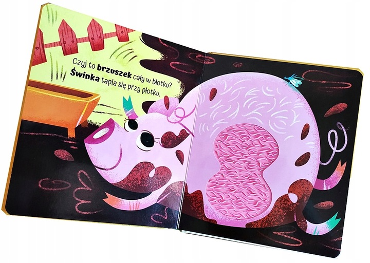 KSIĄŻECZKA KSIĄŻKA DOTYKOWA SENSORYCZNA WIEŚ